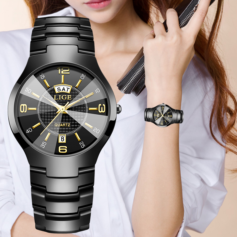 Luxury Watch Display - LIGE Mode Elegante Damen Armbanduhr Luxus