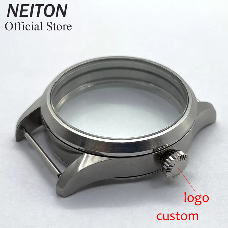 Luxury Watch Display - NEITON 42 mm manuelles Uhrengehäuse, durchsichtige