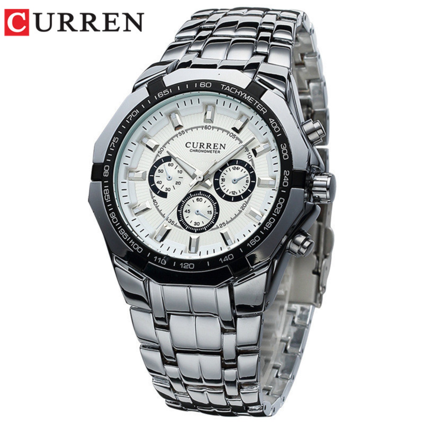 Luxury Watch Display - CURREN Herren Luxusmarke Militär Sport Herrenuhren