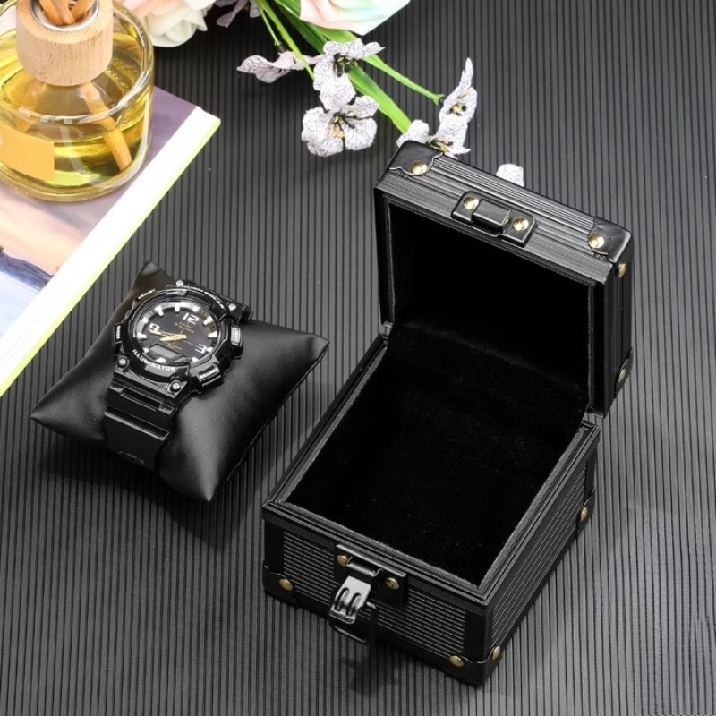 Luxury Watch Organizer For Men - Tragbare Reise Uhr Lagerung Box Männer