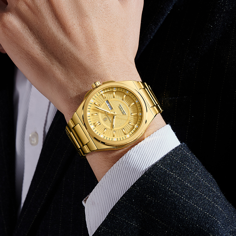 Luxury Watch Organizer For Men - 2026 Neue Militär-Luxus-Herrenuhr Rund Wasserdicht Leuchtend