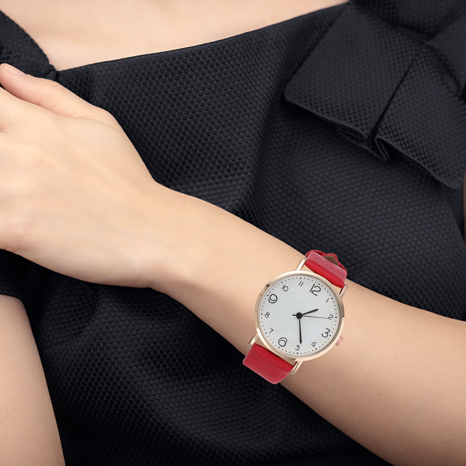 Luxury Watch White - Damen-Armbanduhr mit Premium-Armband, modische Damenuhr, elegantes
