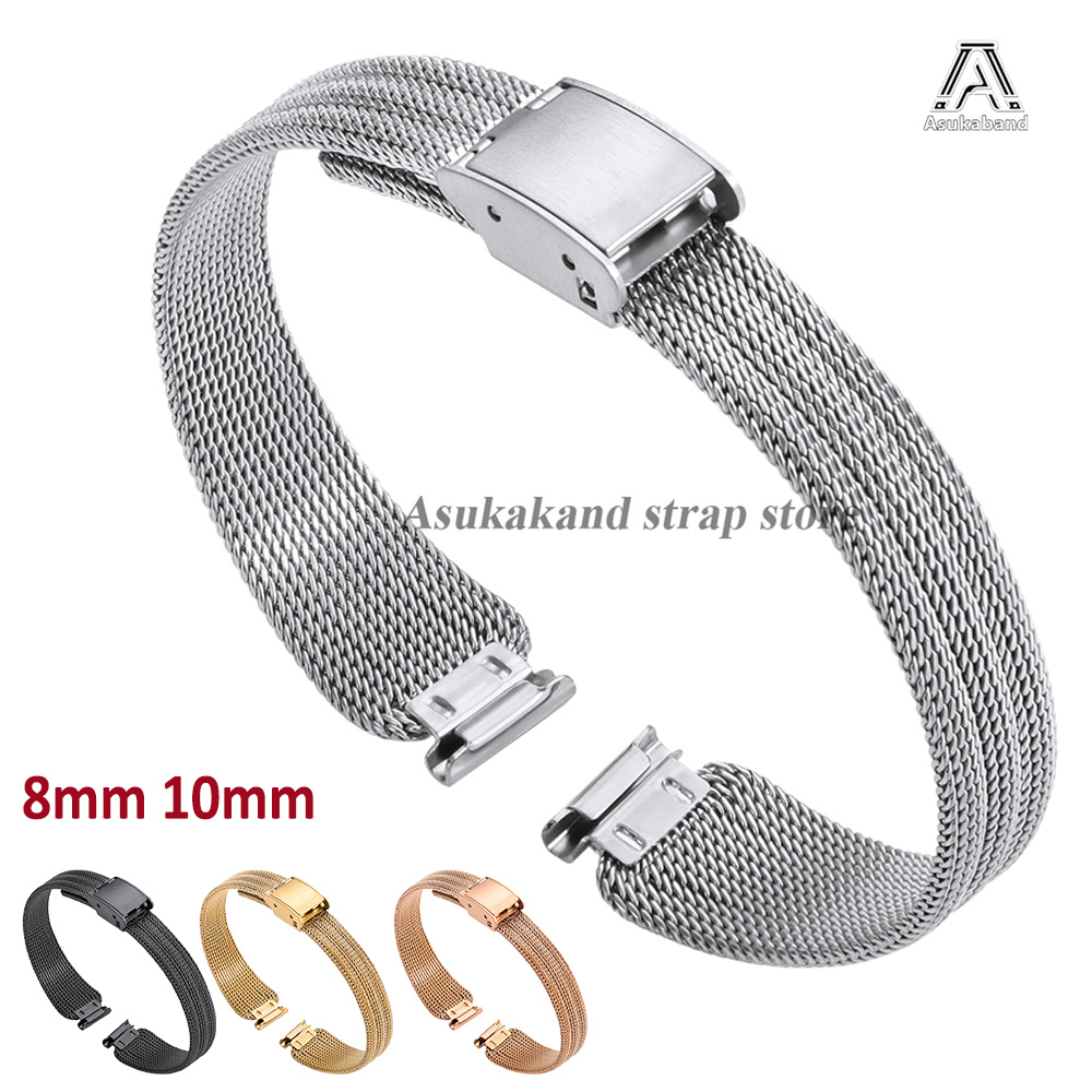 Dress Watch Ultra Thin - Ultradünnes Uhrenarmband, 8 mm, 10 mm,