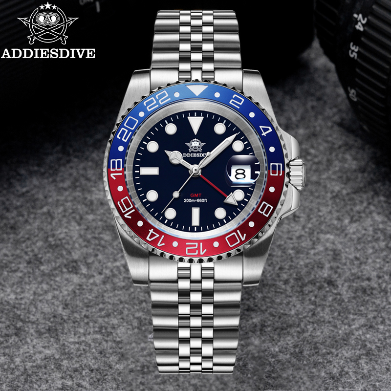 Luxury Watch La - ADDIESDIVE Herrenuhren, 40 mm, luxuriöse Keramiklünette,