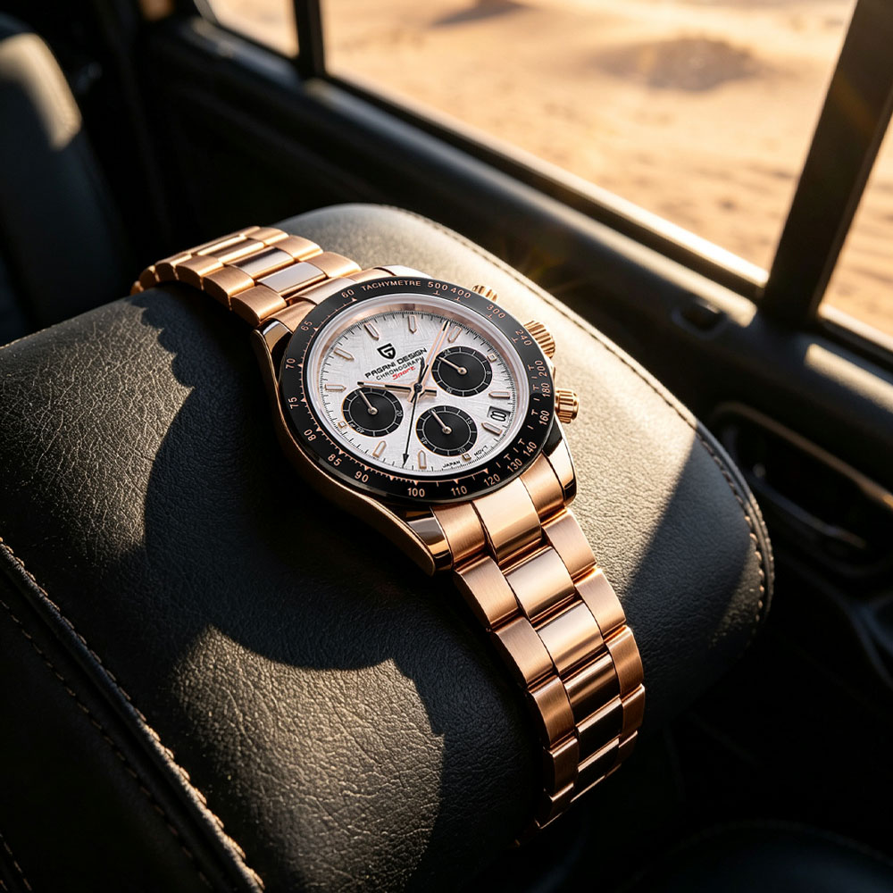 Luxury Watch Display - Top-Marke PAGANI DESIGN Luxus-Herrenuhr Multifunktionaler Chronograph