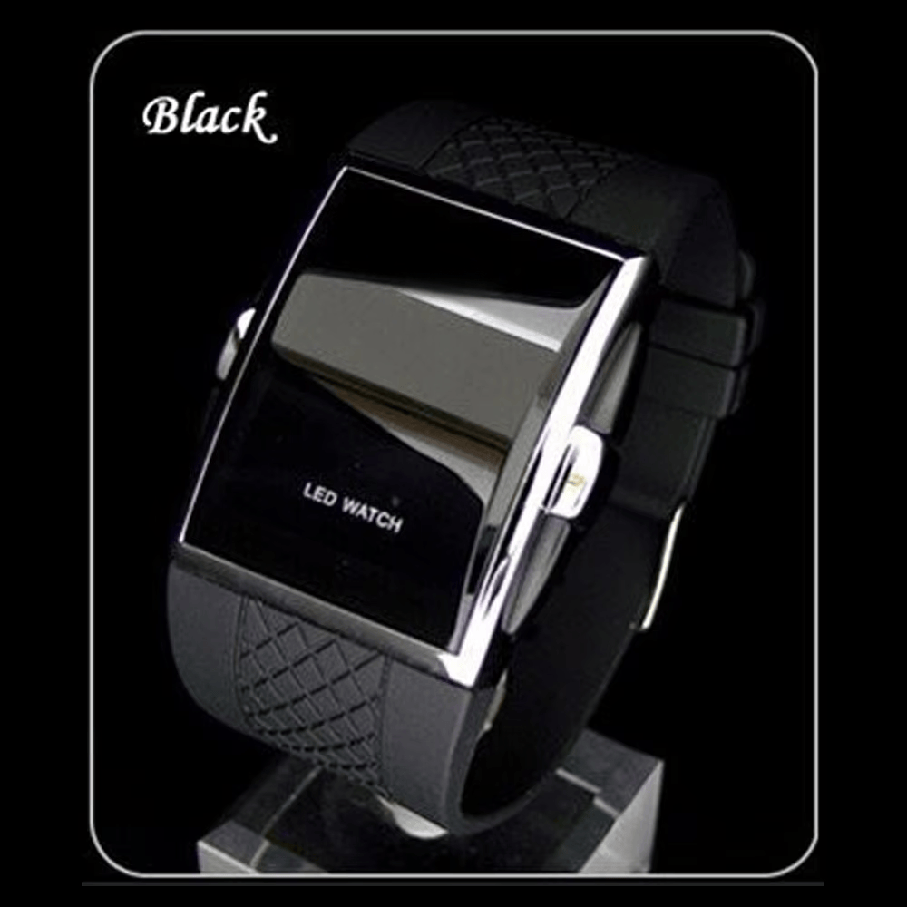 Luxury Watch White - Männer Sport Digitale Uhren Schwarz Weiß