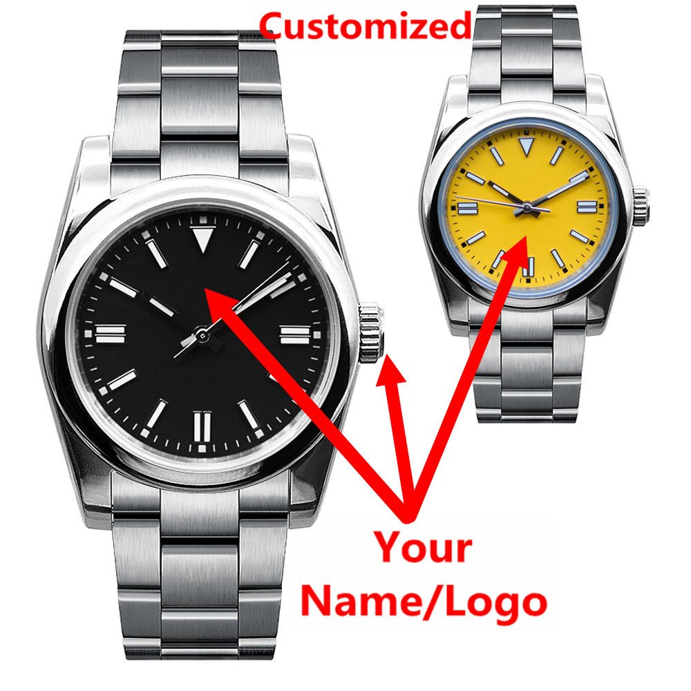 Luxury Watch Display - Herrenuhr mit individuellem Logo, Saphirglas, luxuriöse