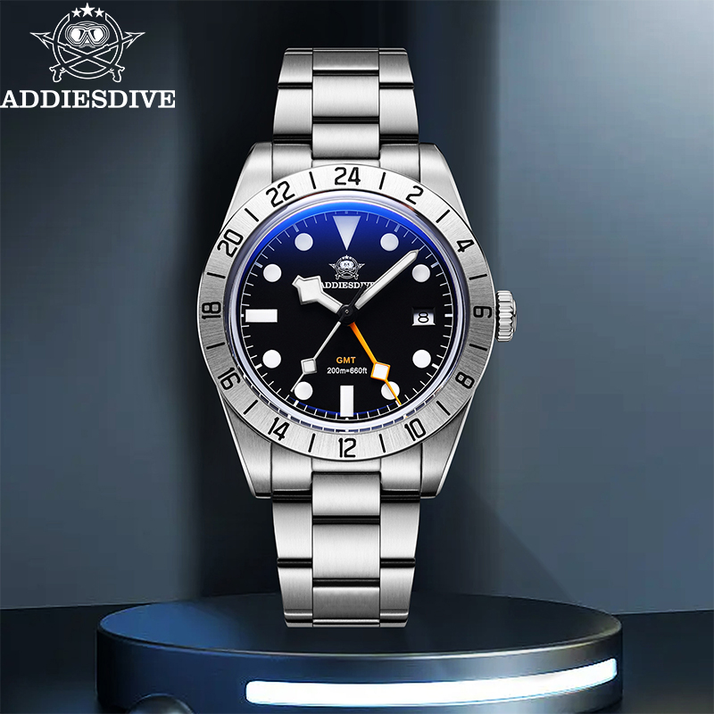 Luxury Watch La - ADDIESDIVE Neue Luxus-Herrenuhr 200, wasserdicht, Edelstahl,