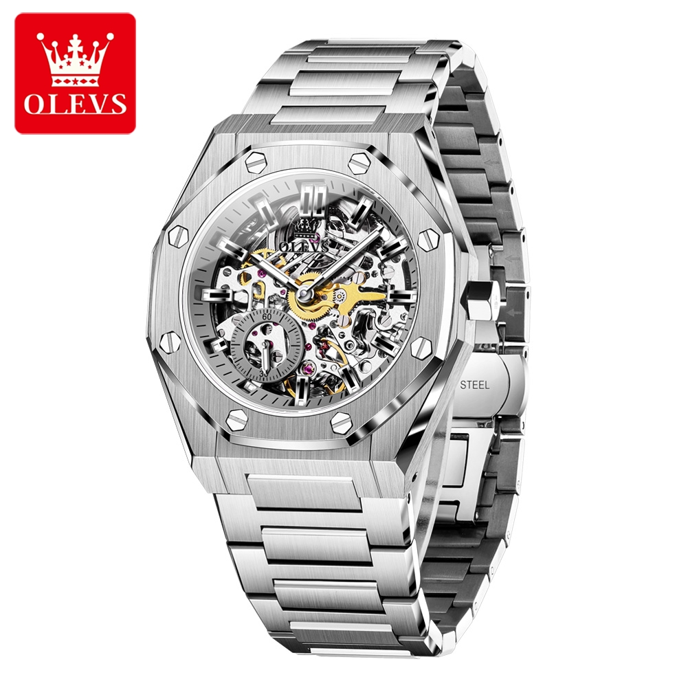 Luxury Watch Organizer For Men - OLEVS Uhren Luxus Herren Hochwertige Original