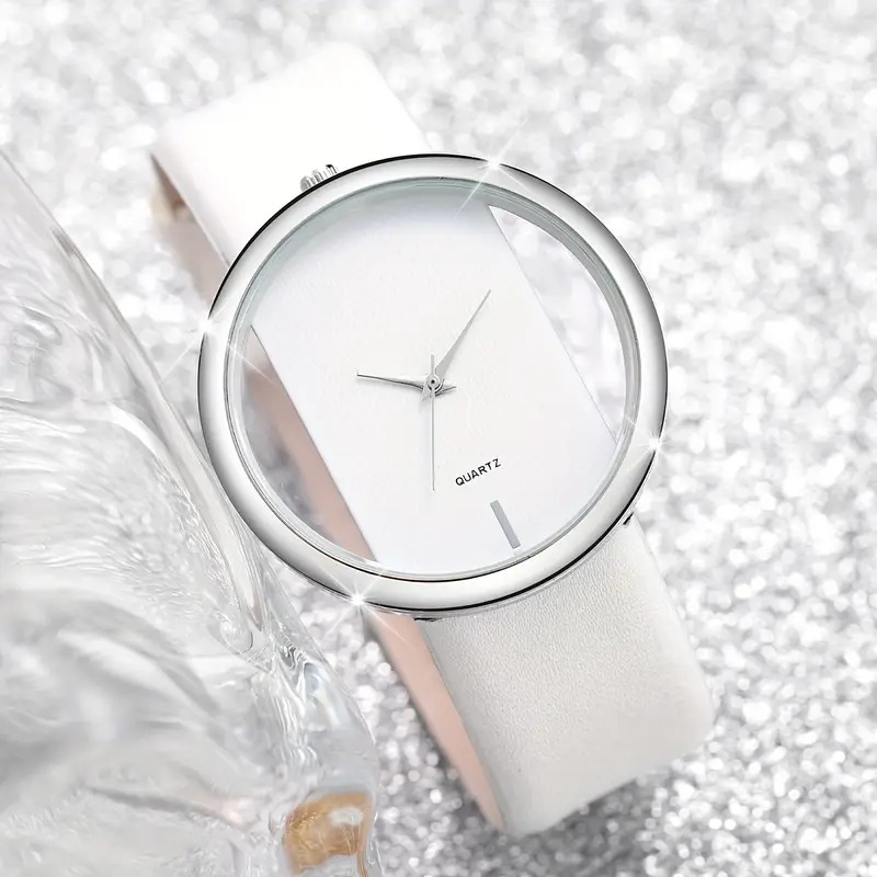 2 Stück Mode weiß einfache Uhr – Luxury Watch White Bewertung und Preis