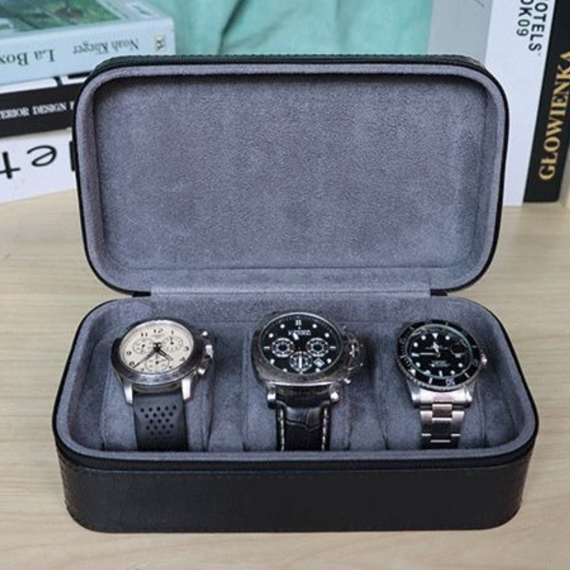 3-Slot Leder Uhrenbox Tragbare – Luxury Watch Organizer For Men Bewertung und Preis