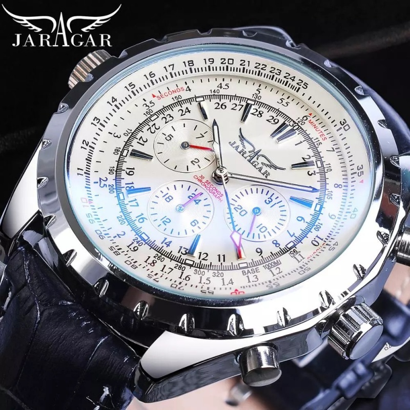 JARAGAR 212 Elegante automatis – Chronograph Flyback Watch Bewertung und Preis