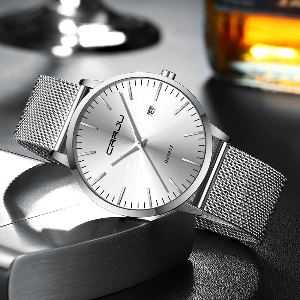 CRRJU Neue Mode Herren Uhren T – Dress Watch Ultra Thin Bewertung und Preis