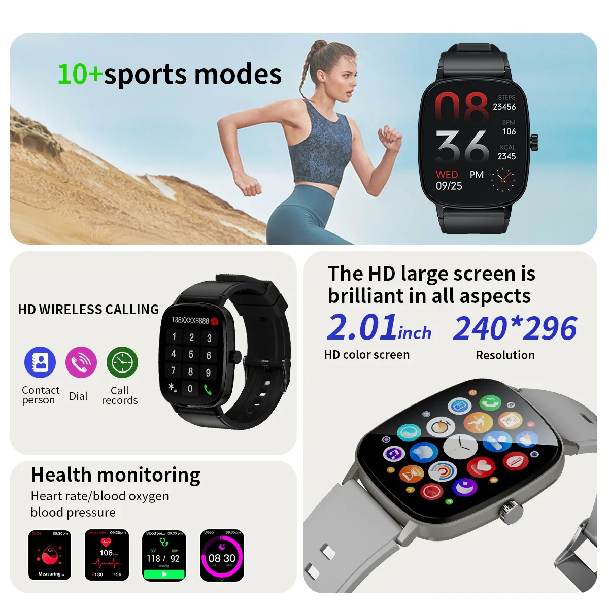 Elektronische Smartwatches Kab – Luxury Watch On Rubber Strap Bewertung und Preis