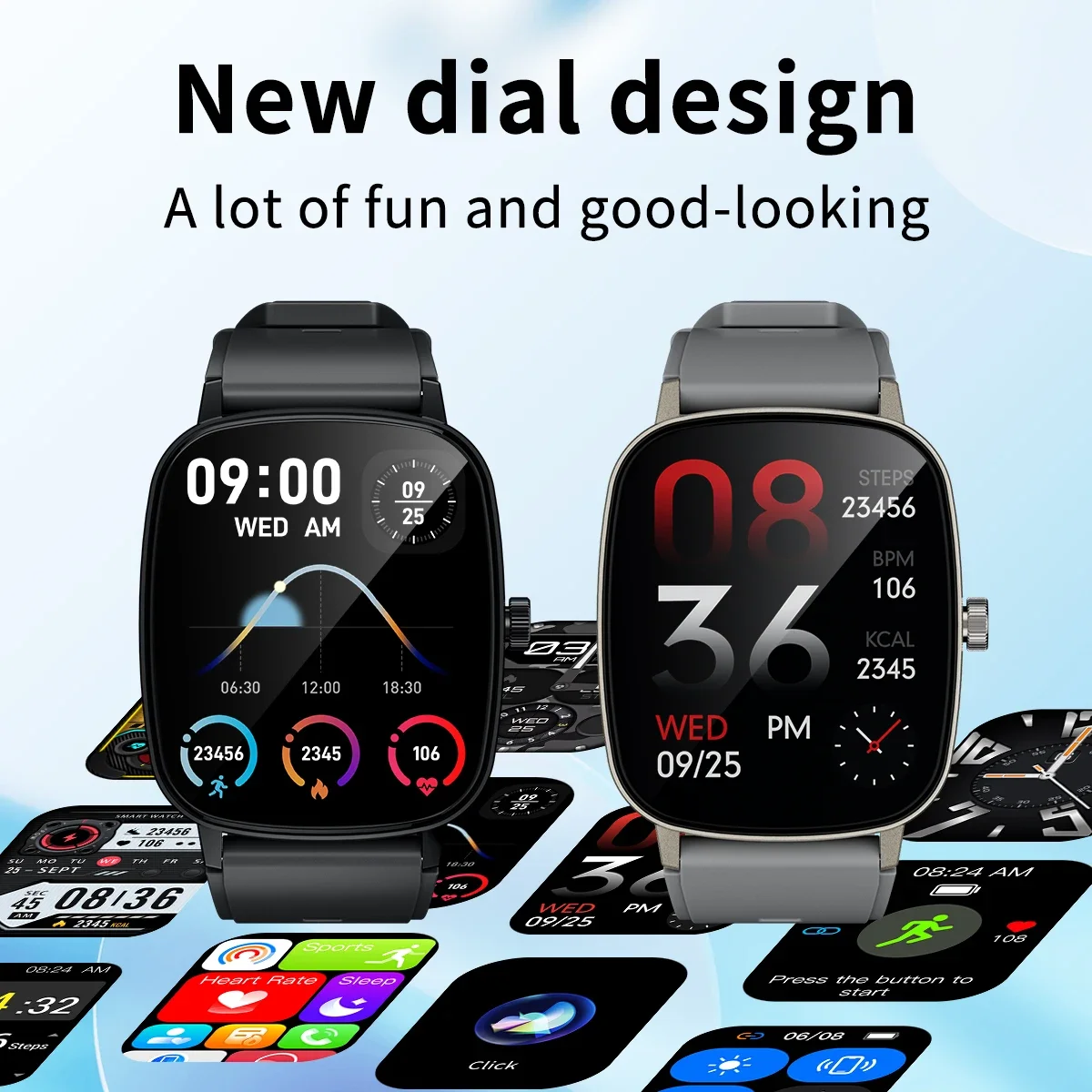 Elektronische Smartwatches Kab – Luxury Watch On Rubber Strap Bewertung und Preis