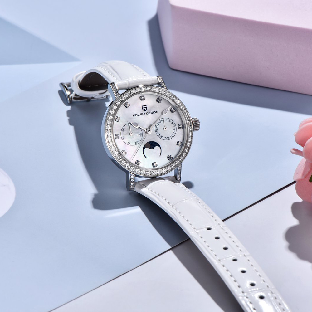 PAGANI DESIGN Damen-Quarzuhr m – Luxury Watch White Bewertung und Preis