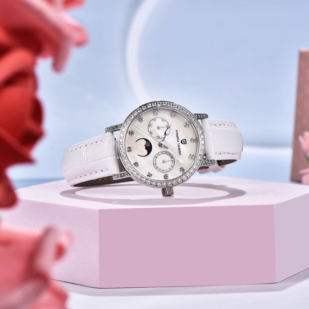 PAGANI DESIGN Damen-Quarzuhr m – Luxury Watch White Bewertung und Preis