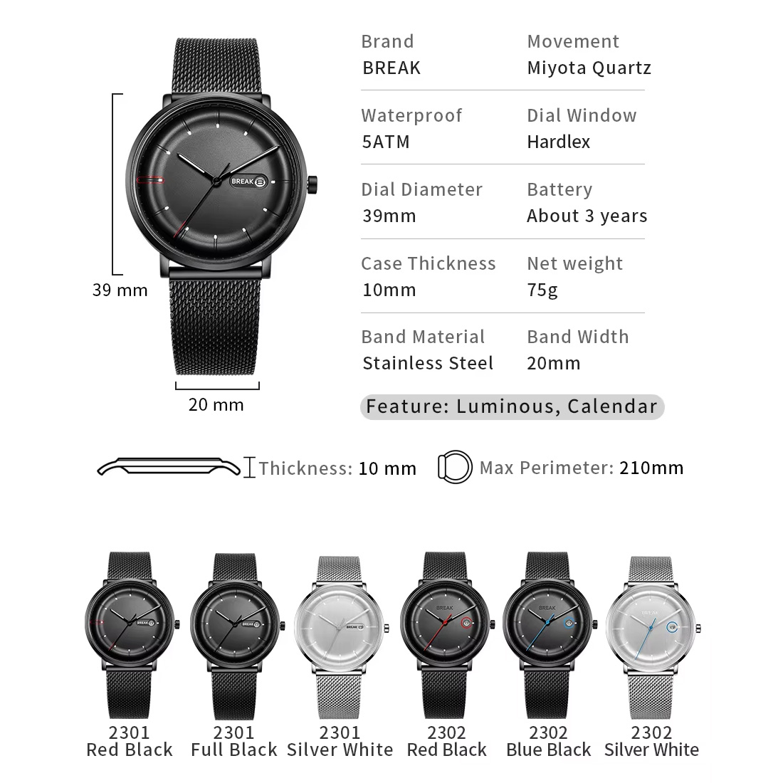 Top Einzigartige Kreative Uhre – Dress Watch Ultra Thin Bewertung und Preis
