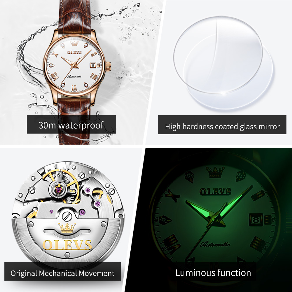 Olevs Damen uhren Mode Luxus O – Chronograph Flyback Watch Bewertung und Preis